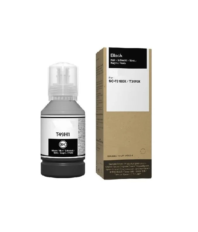 Cartucho Epson Modelo T49h Negro, Para Plotter T3170x 140 Ml