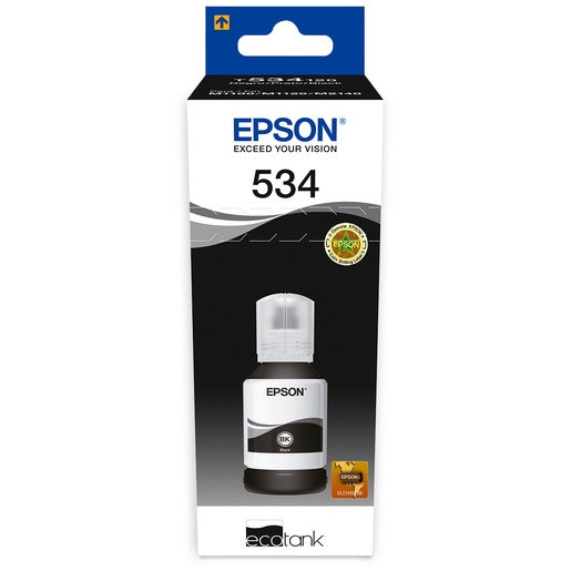 Cartucho Epson Modelo T534 Negro, Para M1100, M1120, M1180, M2140, M2170, M3170, M3180