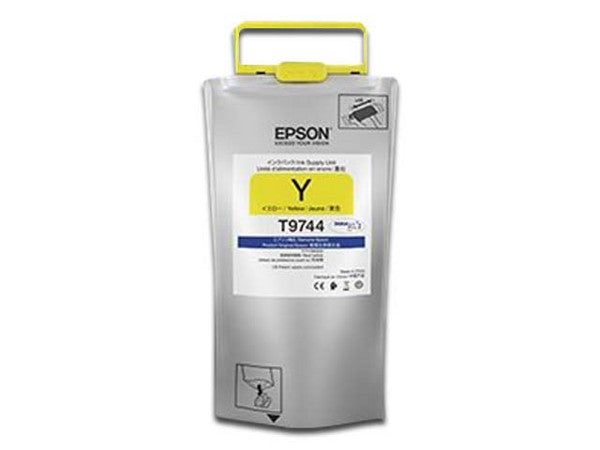 Bolsa De Tinta Epson Modelo T974 Amarillo, Alta Capacidad Para Wf- C869r, Rendimiento De 84,000 Impresiones, Costo Pp $0.10c