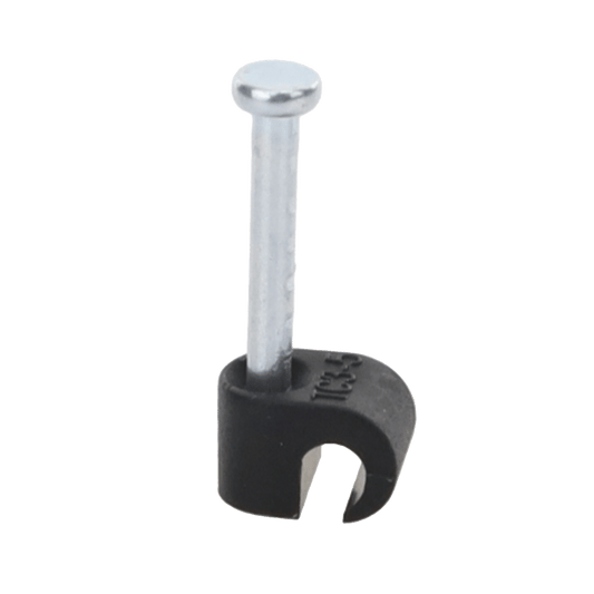 Grapa negra para Fibra óptica redonda de 3 mm (100pzs) (3101-00400)