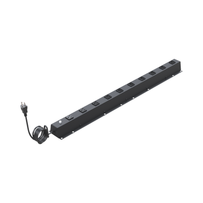 Pdu Vertical De 10 Contactos (nema 5-15r). Volt. Ent./sal.: 120vca/15a Compatible Con Racks Eirl Y Eiqr.