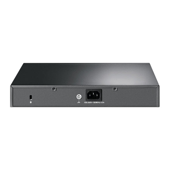 Switch L2+ Poe++ Omada 6 Puertos 10g / 4 Puertos 802.3 Af/at/bt Multi-gigabit 1g, 2.5g, 5g, 10g / 2 Puertos Sfp+ 10g / Multicast Igmp / Adminstración Centralizada Omada O Stand-alone / Presupuesto Poe 200w / Montaje Rack-escritorio
