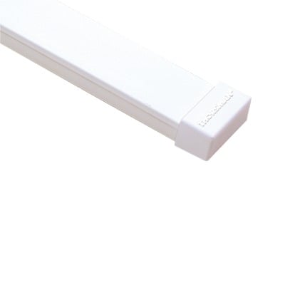 Tapa final color blanco de PVC auto extinguible, para canaletas TMK1020, TMK1020SD, TMK1020CD (5190-02001)
