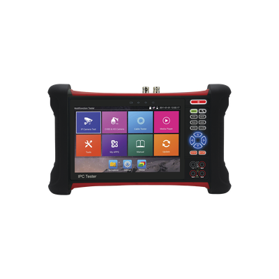 Probador De Vídeo Android Con Pantalla Lcd De 7" Para Ip Onvif / Hd-tvi 8mp (turbohd) / Análogo, Onvif, Wi-fi, Scanner Ip, Wifi, Entrada Hdmi
