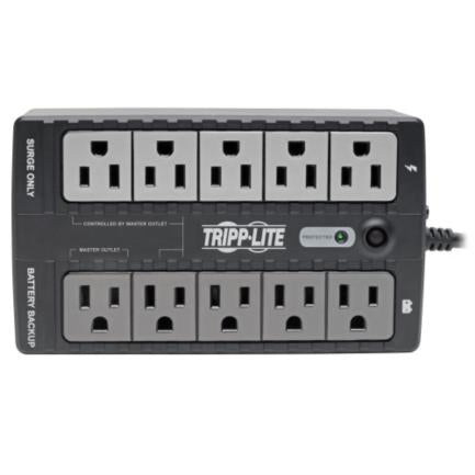 Nobreak Tripp-lite Eco550ups Standby Ahorrador De Energia 120v 550va / 300w, Eco, Usb Y 10 Contactos