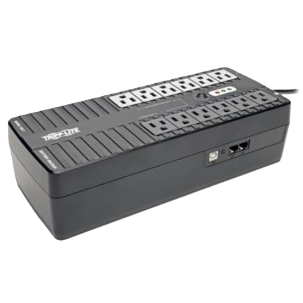 Nobreak Tripp-lite Eco750ups Standby Ahorrador De Energia 120v 450w Eco Con Usb Y 12 Contactos