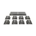 Kit Divisor Y Extensor Hdmi (extender Splitter) / Divide 1 Fuente Hdmi A 8 Pantallas / Extiende La Señal Hdmi Hasta 40 M / Resolución 1080p @ 60 Hz / Cat 6/6a/7 / Uso 24/7 / Salida Loop En El Tx / Ir / Alimente Solo El Tx (poc).