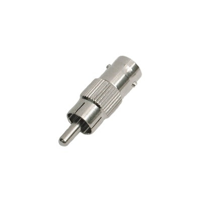 Adaptador En Línea Para 75 Ohm, De Conector Bnc Hembra A Rca Macho En Aplicaciones De Audio-video Para Cámaras, Monitores Y Dvr´s.