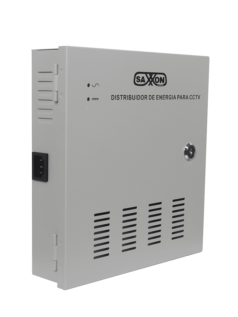 Fuente De Poder Saxxon Con Distribuidor De Energia / 12v/ 20 Amperes/ Para 18 Camaras