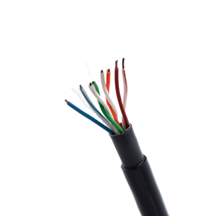 Cable Utp Exterior Saxxon 100% Cobre/ Categoria 5e / Color Negro/ 305 Mts/ Redes/ Video/ 4 Pares