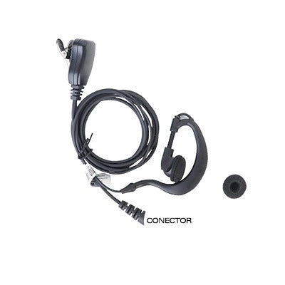 Micrófono - Audífono De Solapa Ajustable Al Oído Para Tc-500/ 518/ 600/ 610/ 700 Y Radios Gp300/ Pro2150/ P110/ Gp350/ Sp-10/ Pro3150/ Ep450/ Ep350/ Mag One/ R2 / Dep250