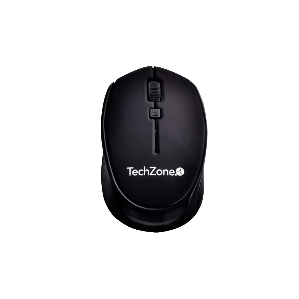 Mouse Techzone Tz19mou01-ina Optico Inalambrico 1000 Dpis Ergonomico Negro