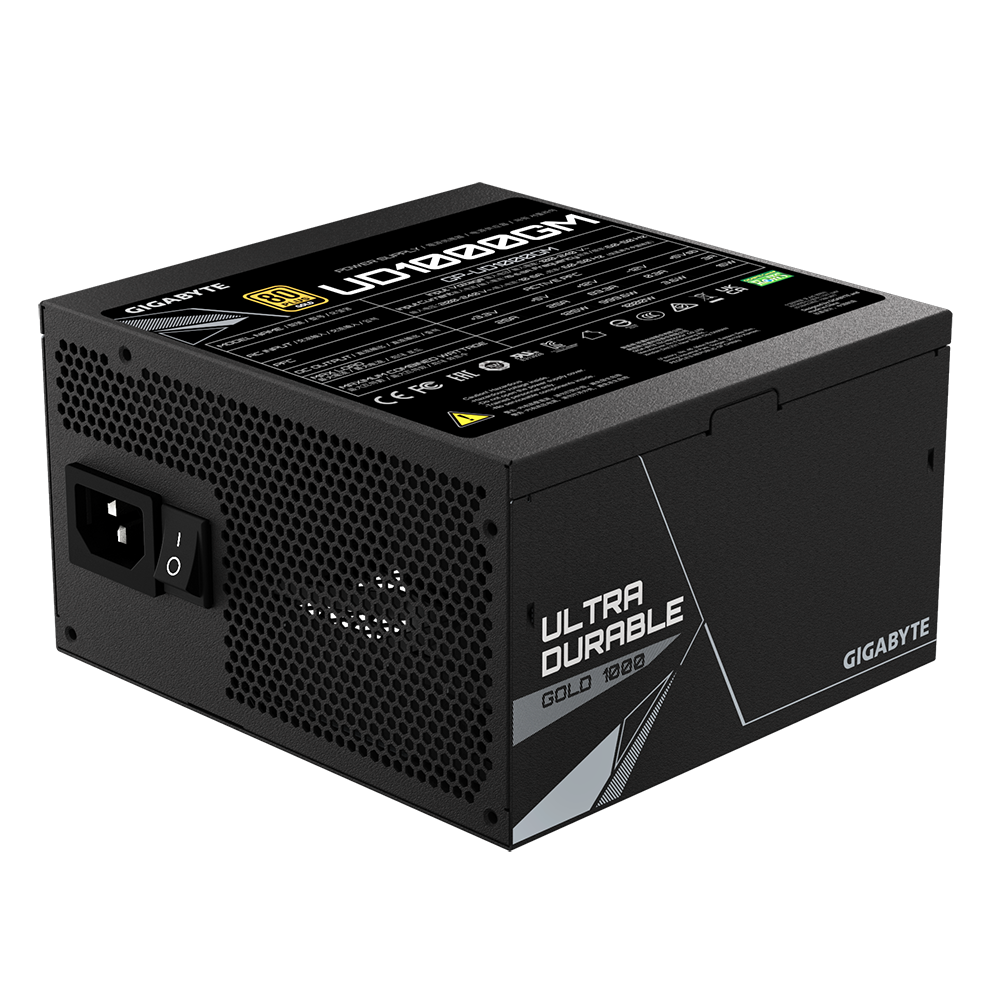 Fuente De Poder Gigabyte1000w/80 Plus Gold /negro/atx/modular