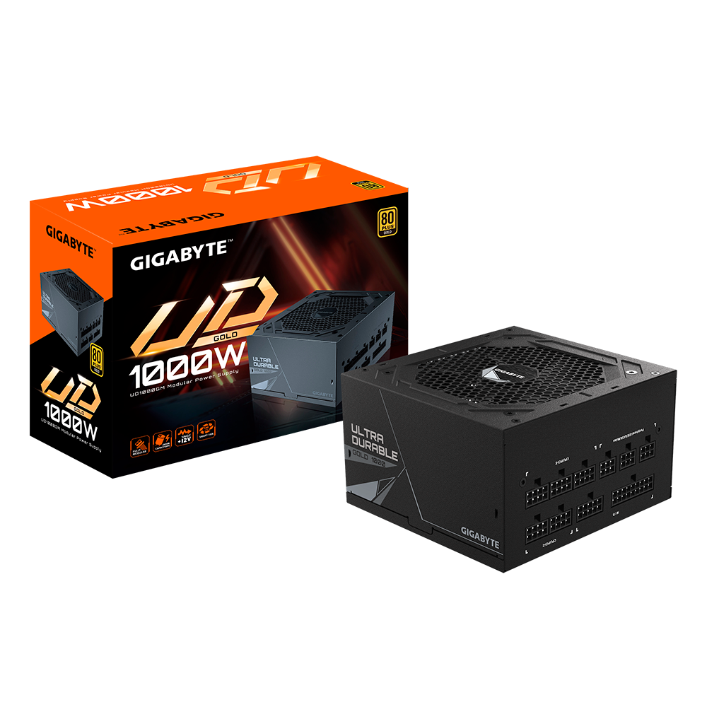 Fuente De Poder Gigabyte1000w/80 Plus Gold /negro/atx/modular