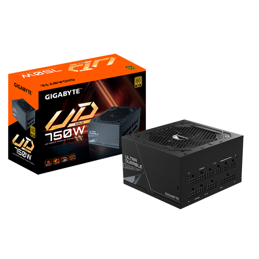 Fuente De Poder Gigabyte 750w/80 Plus Oro /negro/atx/modular