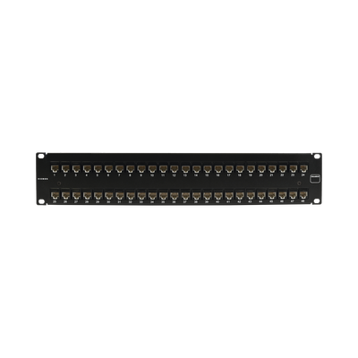 Patch Panel UltraMAX. UTP, Precargado con Jacks Cat6A, 48 Puertos, Plano, 2U