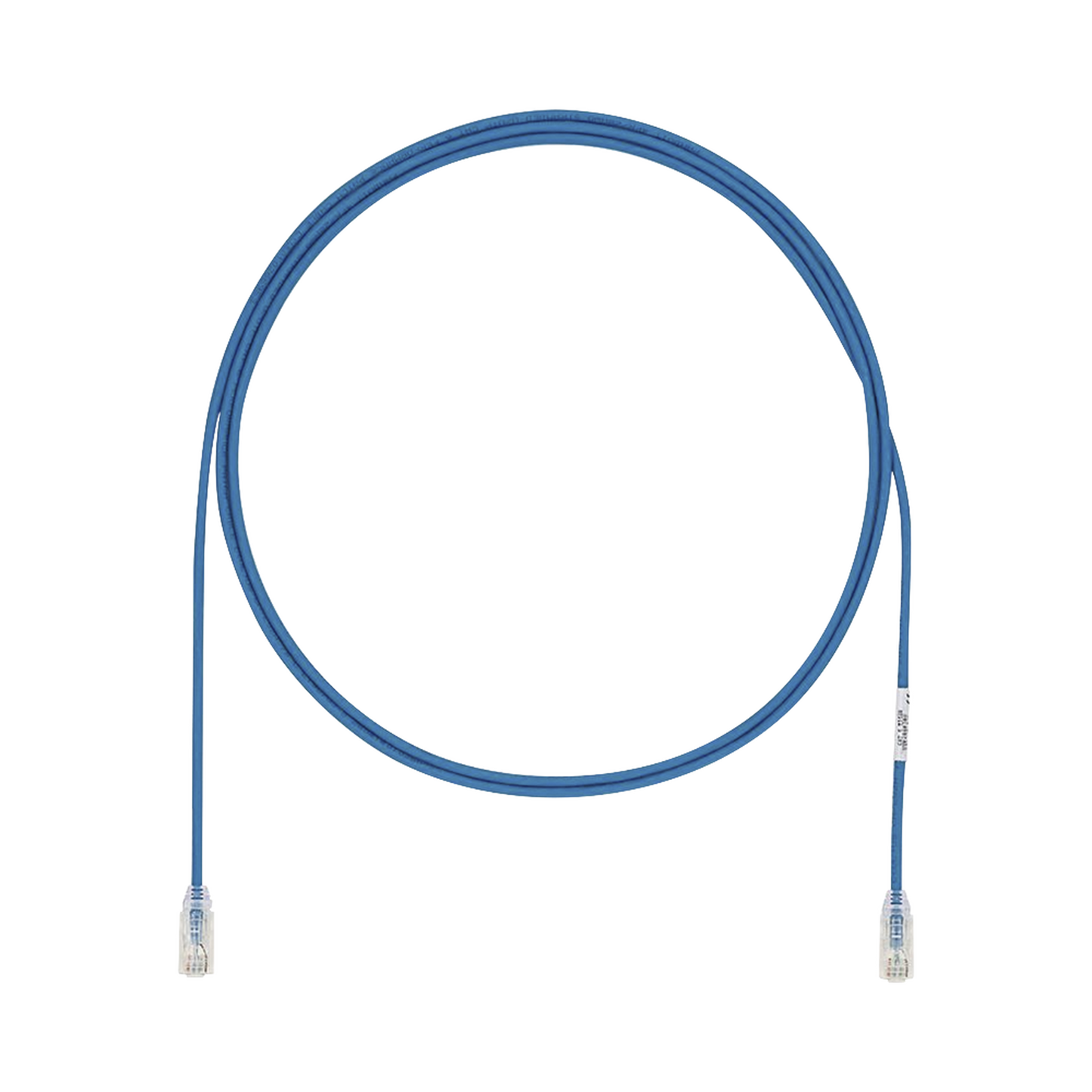 Cable de Parcheo UTP Cat6A, CM/LSZH, Diámetro Reducido (28AWG), Color Azul, 26 ft