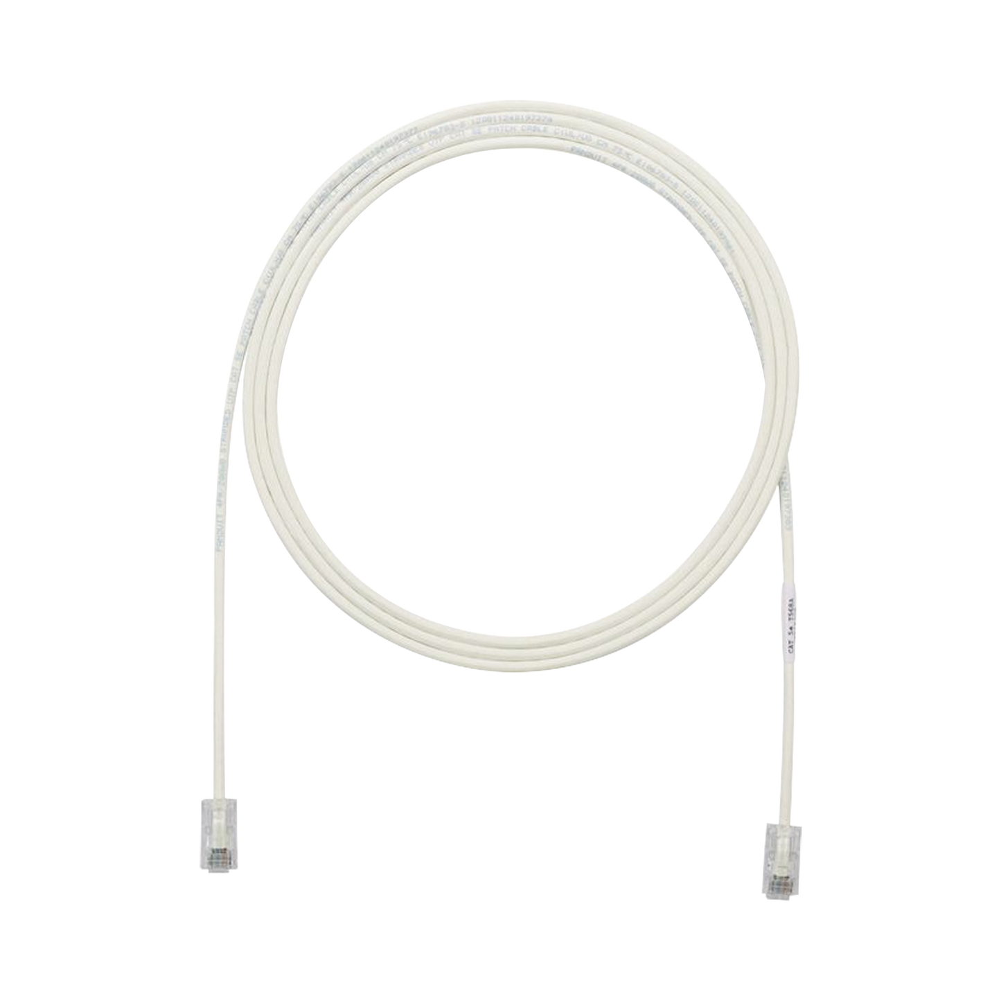 Cable de Parcheo UTP Cat6A, CM/LSZH, Diámetro Reducido (28AWG), Color Blanco Mate, 4ft