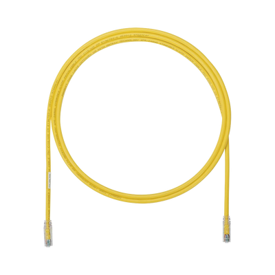 Cable De Parcheo Utp, Cat6a, 24 Awg, Cm, Color Amarillo, 18ft