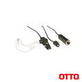 Kit De Micrófono-audífono Profesional De 3 Cables Para Kenwood Nx-340/320/420, Tk-3230/3000/3402/3312/3360/3170