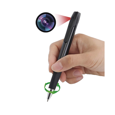 Cámara Oculta en Bolígrafo (Spyce Camera) /  Full HD / Grabación de Video y Audio / Captura de Fotos / Soporta Memoria Micro-SD de hasta 64G / Tiempo de Carga Aprox. 1 hora / Tiempo de Trabajo 120 min. / Incluye Cable de Carga.