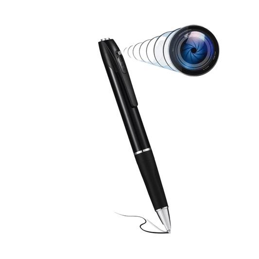 Cámara Oculta en Bolígrafo (Spyce Camera) /  Full HD / Grabación de Video y Audio / Captura de Fotos / Soporta Memoria Micro-SD de hasta 64G / Tiempo de Carga Aprox. 1 hora / Tiempo de Trabajo 120 min. / Incluye Cable de Carga.