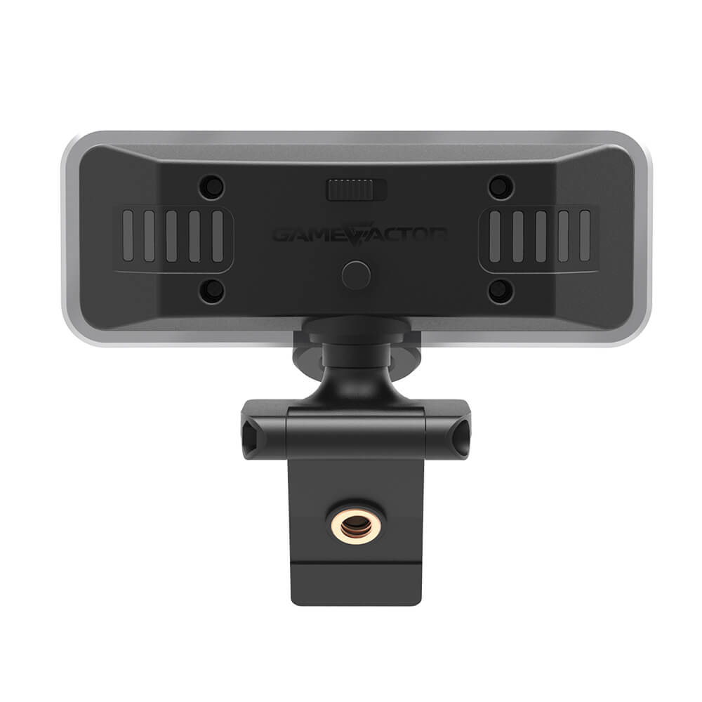 Webcam Game Factor Wg400, Led, Full Hd, 30fps, MicrÓfono, TapÓn, Negra.