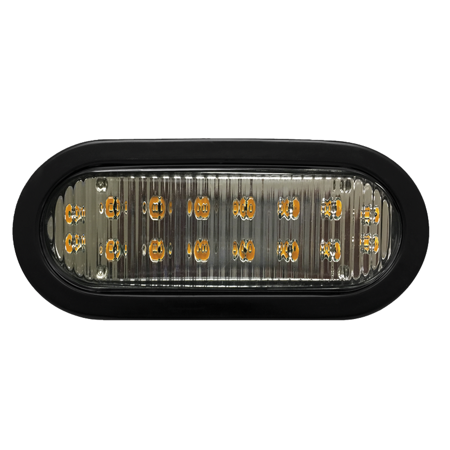 Luz direccional LED ovalada Roja con montaje de ojal de 7.5 pulgadas