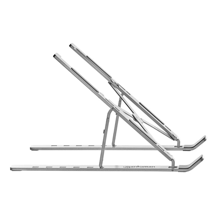 Soportes/manhattan/462600/soporte De Aluminio Para Laptop O Tablet Con Elevación Ajustable, Premium