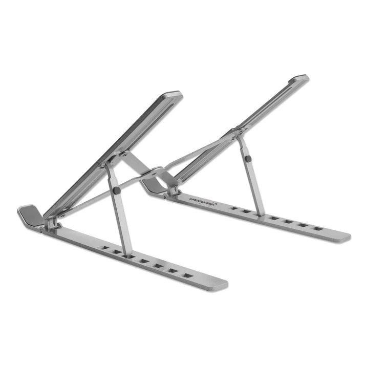 Soportes/manhattan/462617/soporte De Aluminio Para Laptop O Tablet Con Elevación Ajustable, Eco