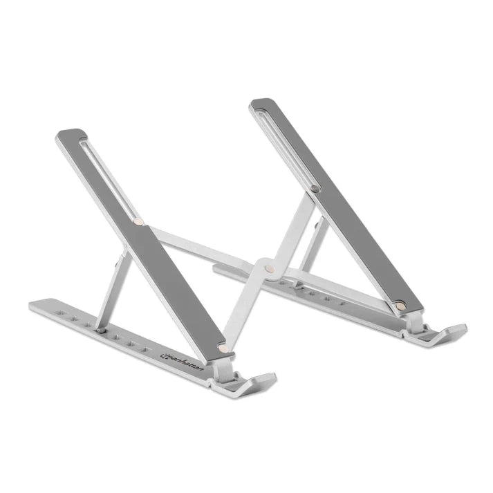 Soportes/manhattan/462617/soporte De Aluminio Para Laptop O Tablet Con Elevación Ajustable, Eco