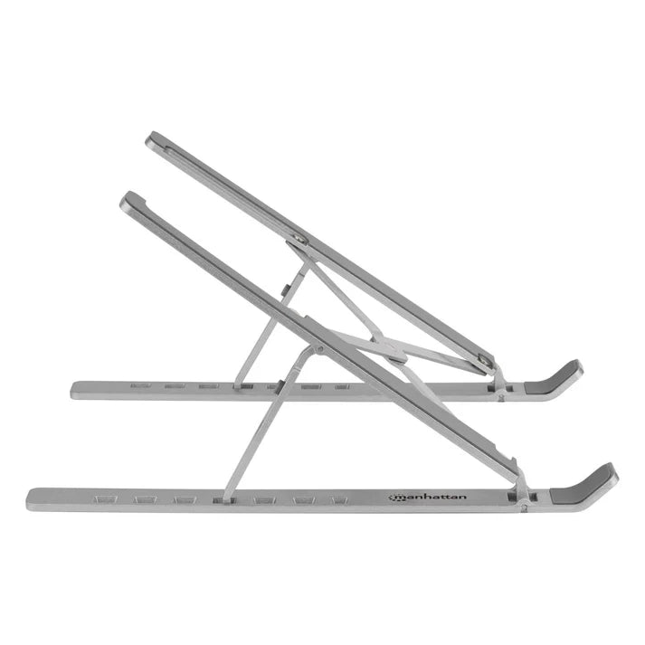 Soportes/manhattan/462617/soporte De Aluminio Para Laptop O Tablet Con Elevación Ajustable, Eco