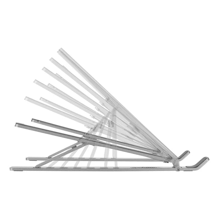 Soportes/manhattan/462617/soporte De Aluminio Para Laptop O Tablet Con Elevación Ajustable, Eco