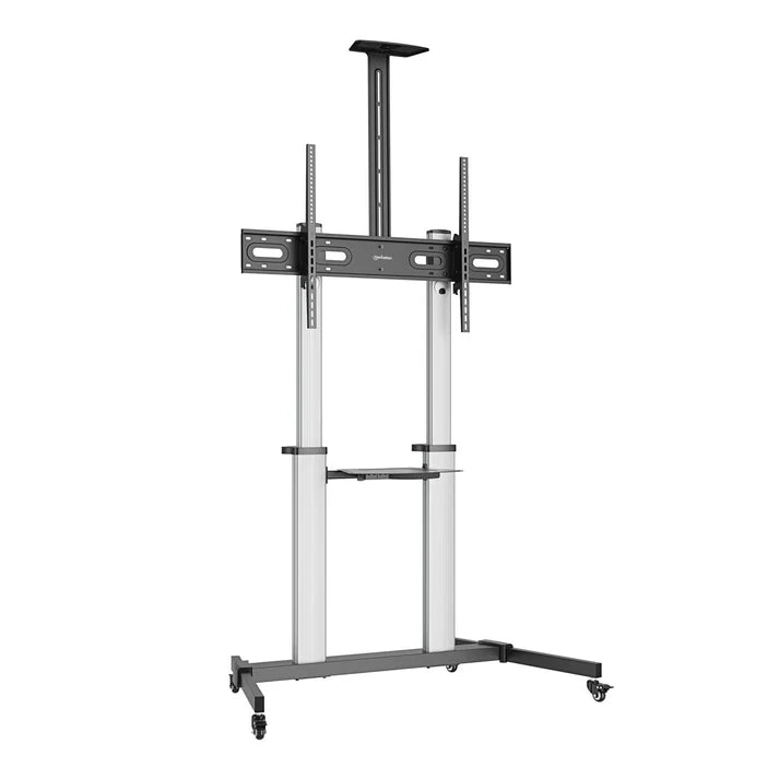 Soportes/manhattan/462563/soporte De Aluminio Ajustable En Altura Para Tv Multimedia, De 60» A 100