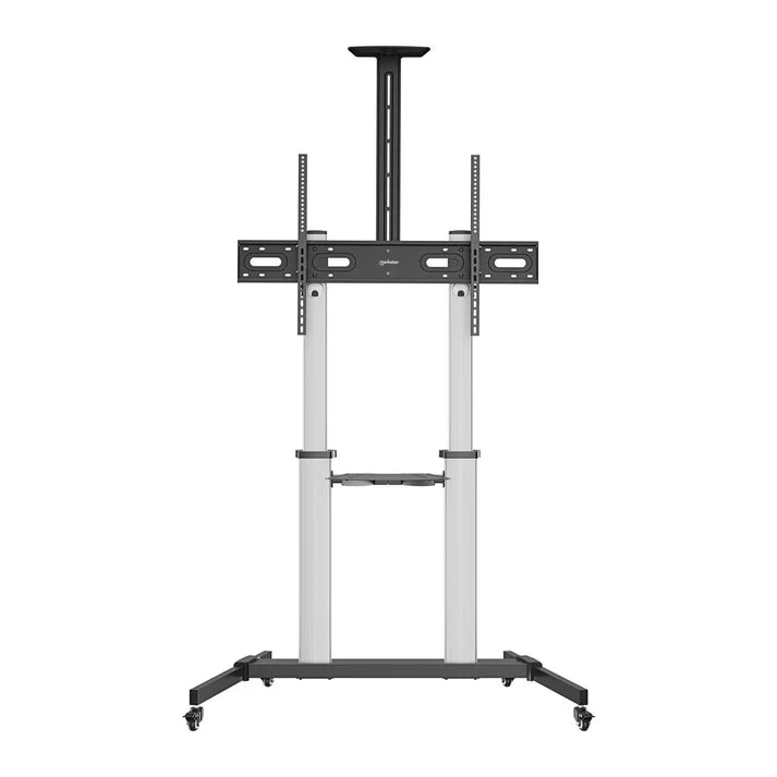 Soportes/manhattan/462563/soporte De Aluminio Ajustable En Altura Para Tv Multimedia, De 60» A 100