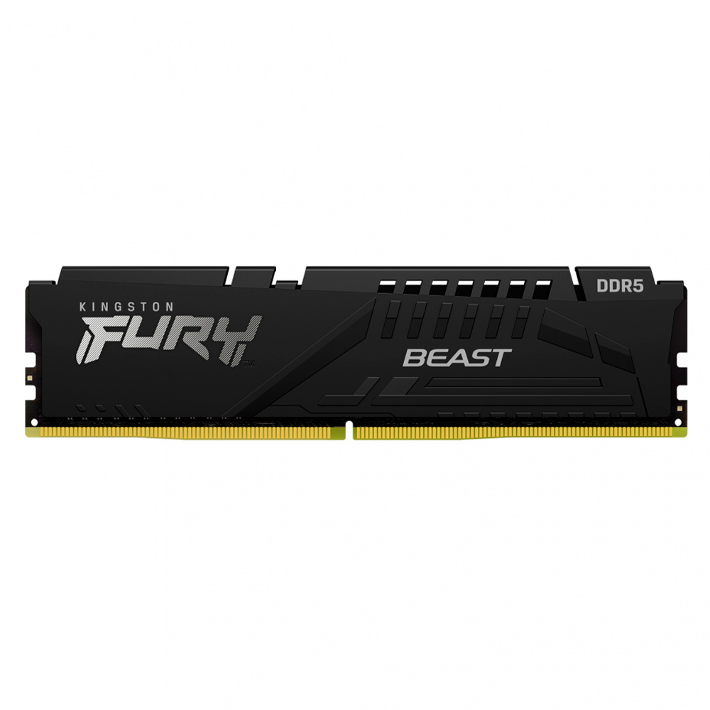 Memoria Ram Kingston Dimm Ddr5 16gb 6000mt/s Fury Beast Black Expo Cl36 288pin 1.25v C/disipador De Calor