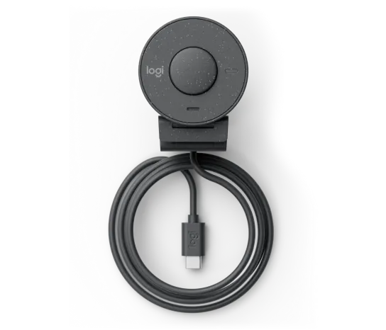 Webcam Logitech Brio 300 Color Grafito Fhd 1080 A 30 Fps Auto Enfoque, Microfono Usb-c 3.1 Win/mac Os