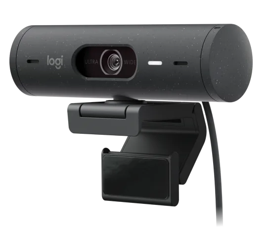 Webcam Logitech Brio 500 Grafito Fhd 1080 A 30 Fps Auto Enfoque, MicrÓfono Ia Usb-c Win/mac Os