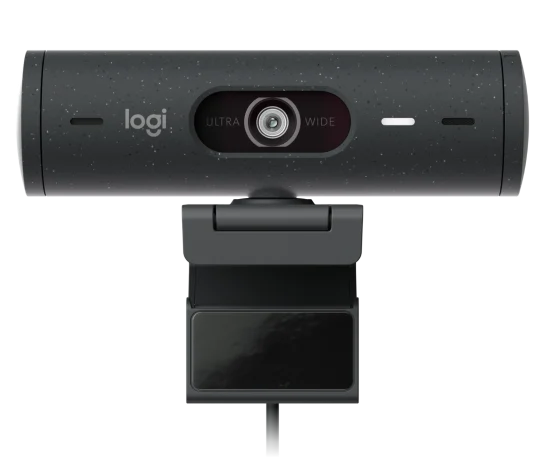 Webcam Logitech Brio 500 Grafito Fhd 1080 A 30 Fps Auto Enfoque, MicrÓfono Ia Usb-c Win/mac Os