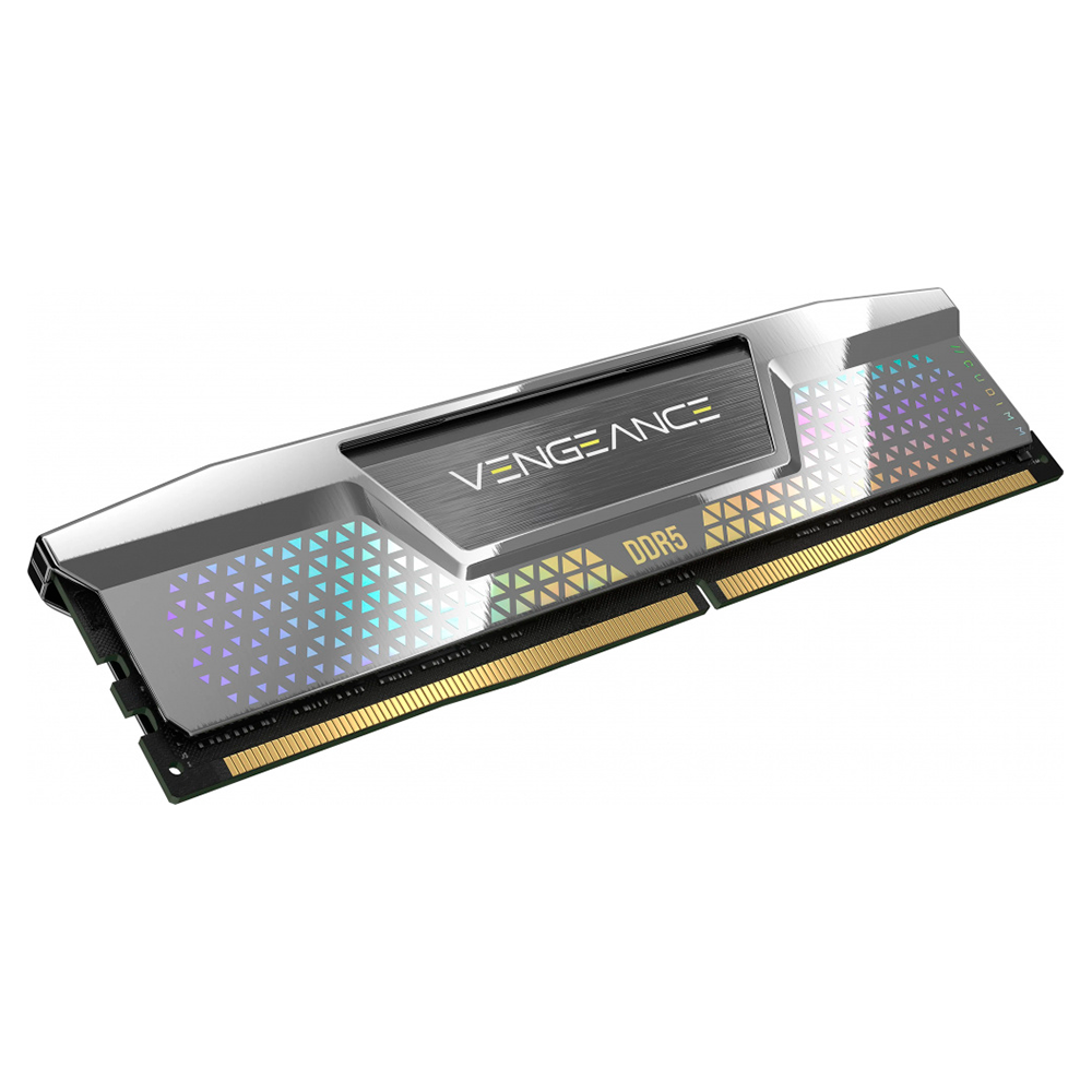 Memoria Ram Corsair Ddr5 Cudimm Vengeance 48 Gb (2x24) 8400mts/ Cl40 Plateado
