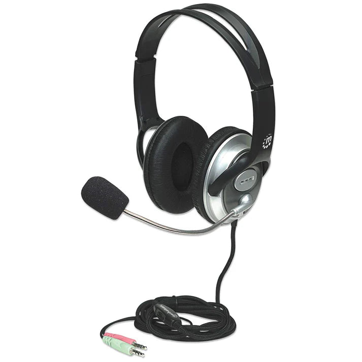 Audifono Diadema,manhattan,17555, C/microfono V3 Mediano