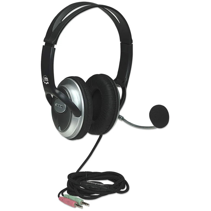 Audifono Diadema,manhattan,17555, C/microfono V3 Mediano