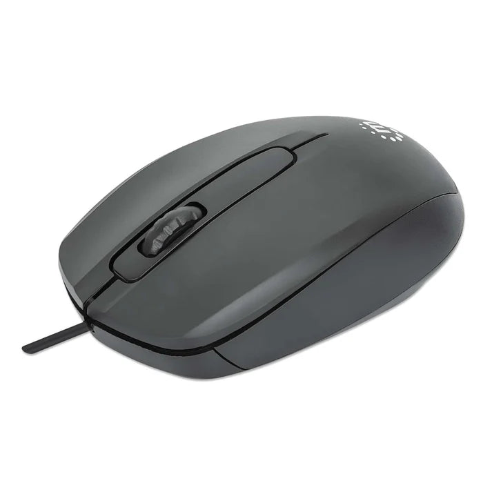 Mouse,manhattan,190190, Optico Estndar Usb Negro