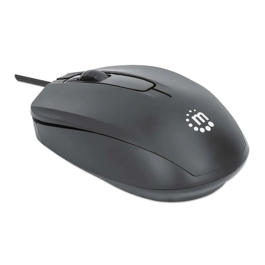 Mouse,manhattan,190190, Optico Estndar Usb Negro
