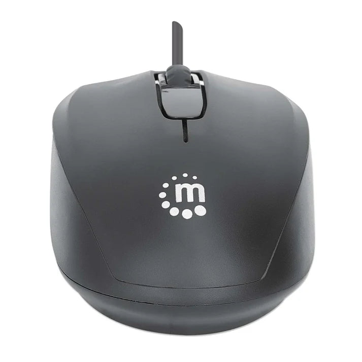 Mouse,manhattan,190190, Optico Estndar Usb Negro