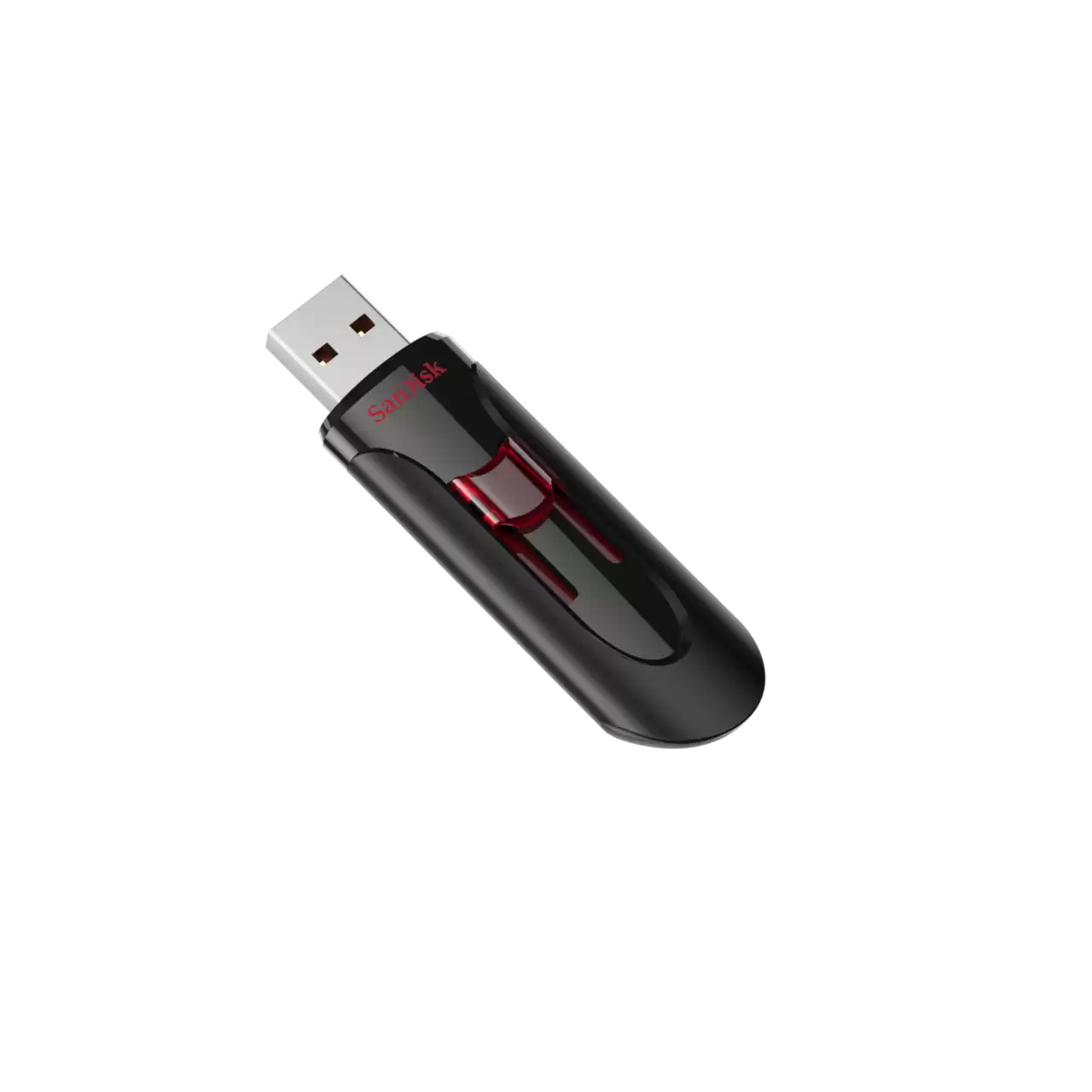 Memoria Sandisk 64gb Usb 3.0 Cruzer Glide Z600 Negro C/rojo Sdcz600-064g-g35