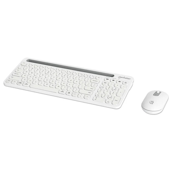 Teclados/manhattan/180580/kit De Teclado Y Mouse InalÁmbricos Con ConexiÓn Dual Usb Y Bluetooth