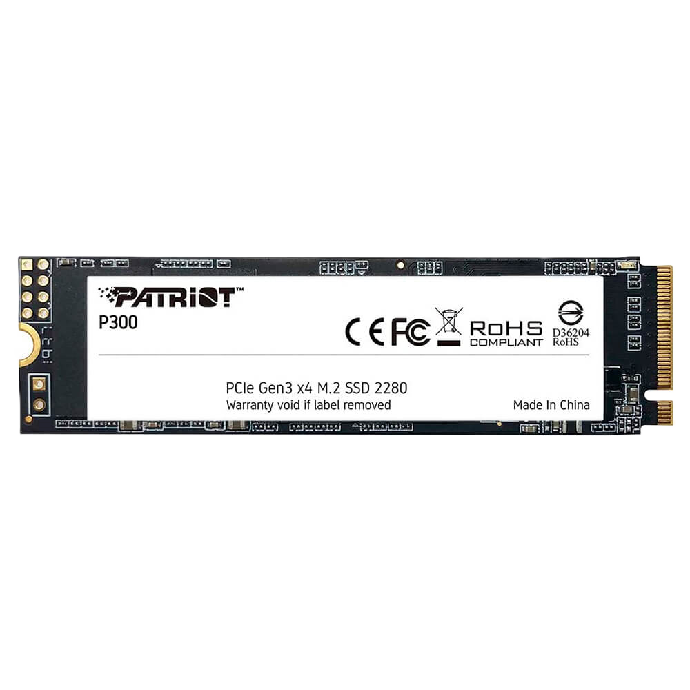 Unidad De Estado Solido Interno Patriot P300 512gb M.2 2280 Nvme Pcie Gen 3x4 Lect.2100 Escrit.1650 Mbs Pc Laptop Minipc