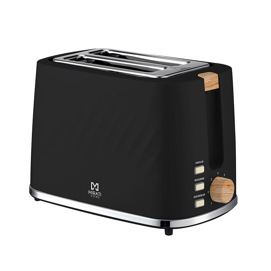 Tostador Mirati / 800 W / 7 Niveles De Tostado / Negro