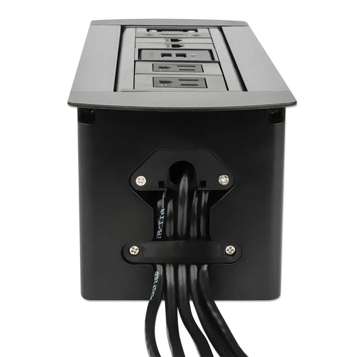 Caja Conexión,manhattan,164856, Enchufe/usb/hdmi/vga/red, Para Mesa